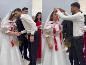 Takılan takıyı gören gelinin ağzı açık kaldı