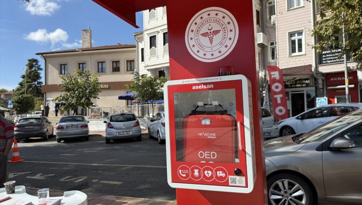 Tekirdağ’da 3 noktaya kalp durmalarına müdahale için ASELSAN OED cihazları kuruldu