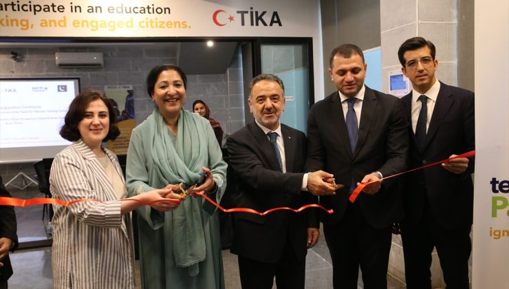 TİKA, İslamabad’da eğitim merkezi ve ilk otomatik balmumu temel levha tesisini açtı