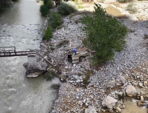 Tunceli’de köprü yıkıldı, Dokuzkayalar köylüleri devletten köprü ve yol istiyor