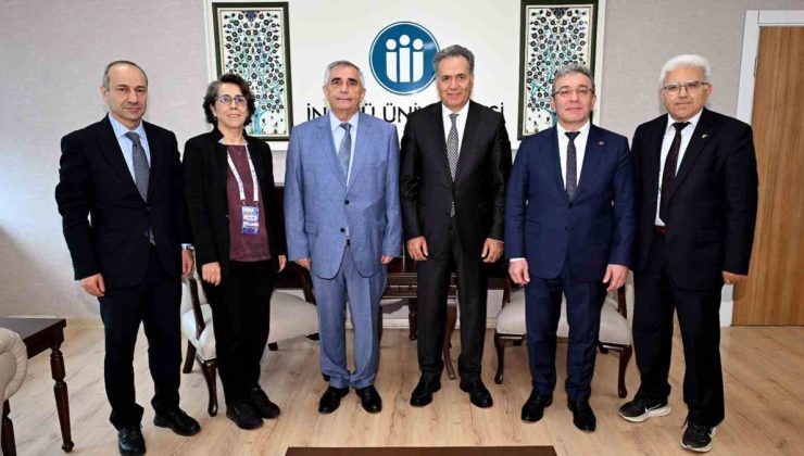 Türk Fizyolojik Bilimler Derneği heyeti, Malatya’da Rektör Akpolat’ı ziyaret etti