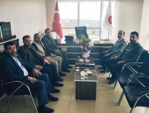 Van Edremit’te Nüfus Müdürlüğü personeli, İlçe Müftülüğüne nezaket ziyaretinde bulundu