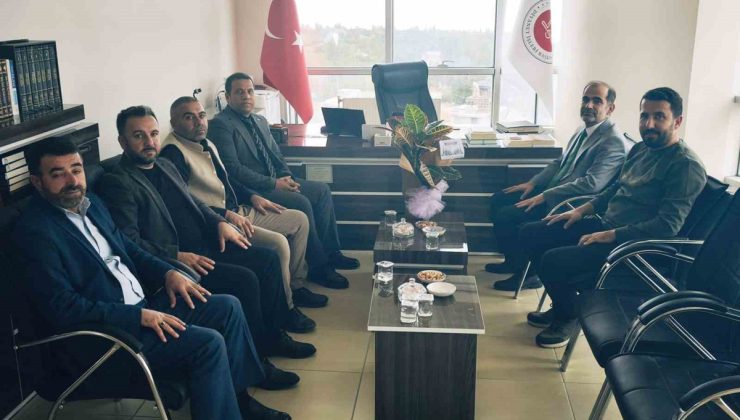 Van Edremit’te Nüfus Müdürlüğü personeli, İlçe Müftülüğüne nezaket ziyaretinde bulundu
